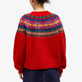 Vintage Carlotta™ Women's Pullover Sweater - Cozy Knit, Classic Style, Perfect for Layering