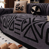 Plush Sofa Cover – Non-Slip Backing, Machine Washable & 5 Sizes in 9 Colors