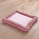 Pet Cooling Mat – Bolstered Edge, Non-Slip Base & Machine-Washable for Dogs & Cats
