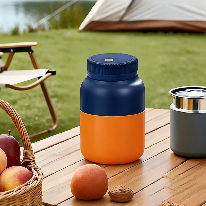 Portable Smoothie Blender – 800ml, USB-C Rechargeable, 80W & Stainless Steel Blades