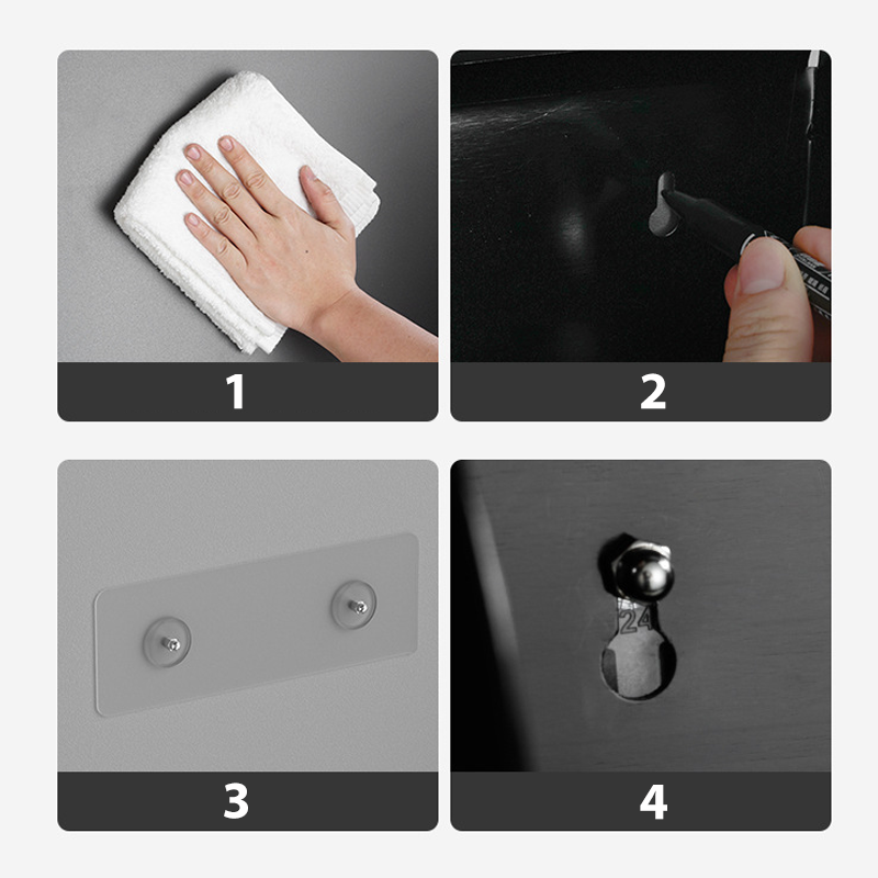 No-Drill Toilet Paper Holder – Stainless Steel, Phone Shelf & Adhesive Mount
