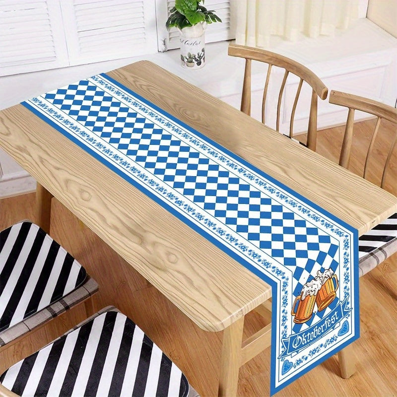 Diamond-Pattern Table Runner – Oktoberfest Table Runner