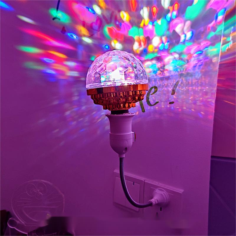 LED Party Light Bulb – E27, Multicolor Effects & Plug-and-Play