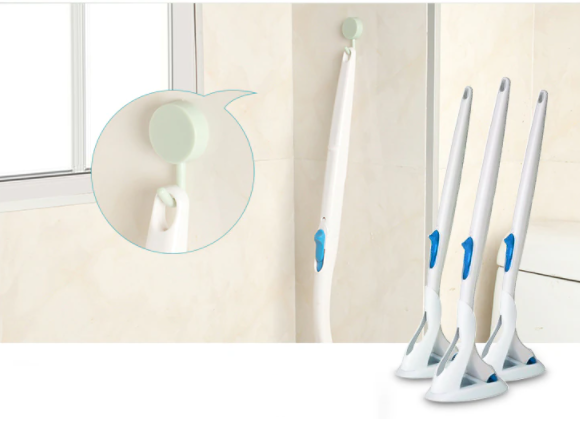 WC-Bürste mit austauschbaren Vlies-Pads – Hygienisch, spülbar
