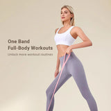Double-Loop Resistance Band – 20lb Silicone, Non-Slip Grip & Sweat-Resistant