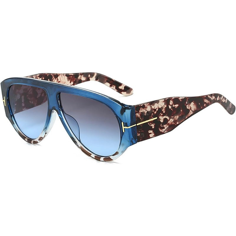 Oversized Aviator Sunglasses – Unisex, UV400 Protection & Metal Frame