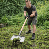 Enhanced Product Title: "Verstellbarer Unkrautschaber aus Manganstahl mit Ergonomischem Holzgriff – Effektives Unkrautentfernen für Garten und Landschaftspflege" 

This title includes relevant keywords for better visibility on Google Shopping while emphas