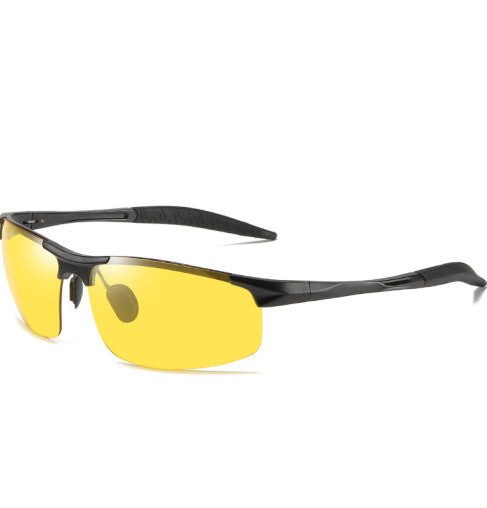 Unisex Photochromic Sunglasses – Polarized UV400 & Aluminum-Magnesium Frame
