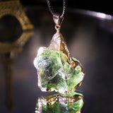 Lyra – Natural Moldavite Necklace