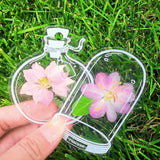 Dried Flower Bookmark Set 30 Pieces – Clear Acrylic, 5 Designs & Decorative Tassel