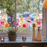 Optimized Product Title: "Blumen- und Schmetterling Fensteraufkleber – Dekorative Wandtattoos für Fenster und Wände" 

This title includes relevant keywords while also providing a clear description of the product's purpose and appeal.