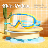 Kids Swim Goggles – Large Frame, 180° View, UV Protection, Anti-Fog, Ages 6–14