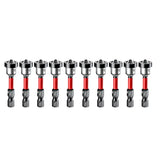 Magnetic Screwdriver Bits – S2 Steel, Adjustable Depth Stop & 1/4" Hex Shank