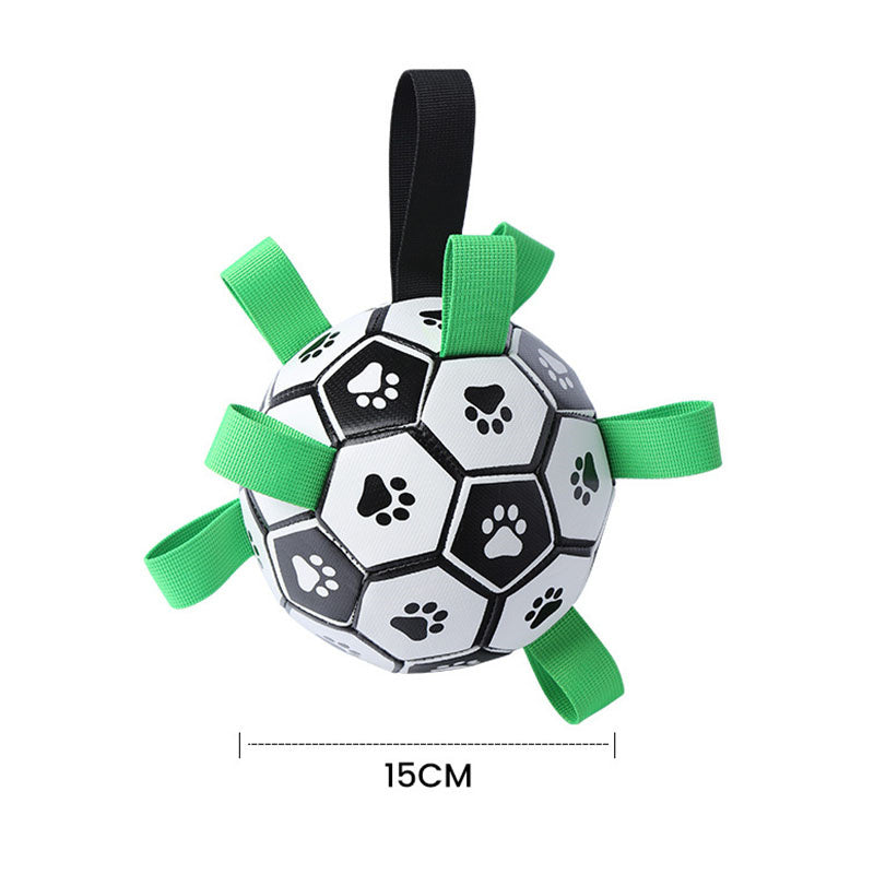 Floating Dog Football – Non-Toxic, Paw Design for Land & Water Fetch