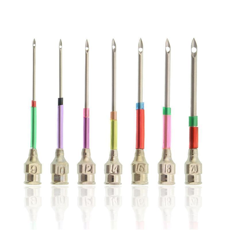 Embroidery Needle Set 7-Piece – Stainless Steel & Copper, 10 cm & Color-Coded