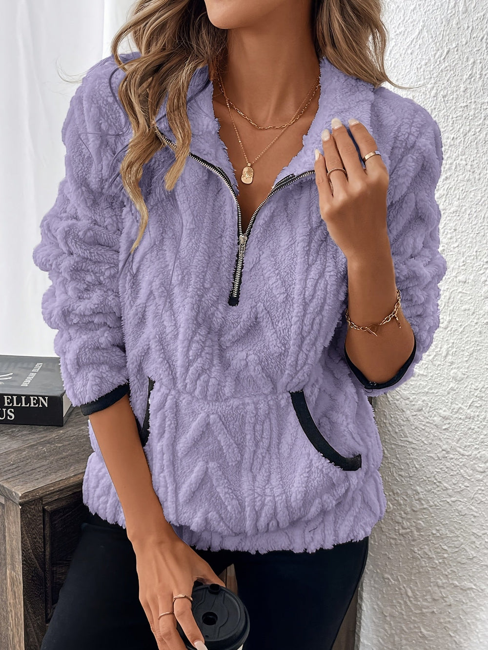 Nancy™ Cozy Fluffy Sweater - Soft & Stylish Pullover for Ultimate Comfort