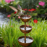 3-Tier Bird Feeding Station – Cast Iron, Ground Spike & 68cm Tall