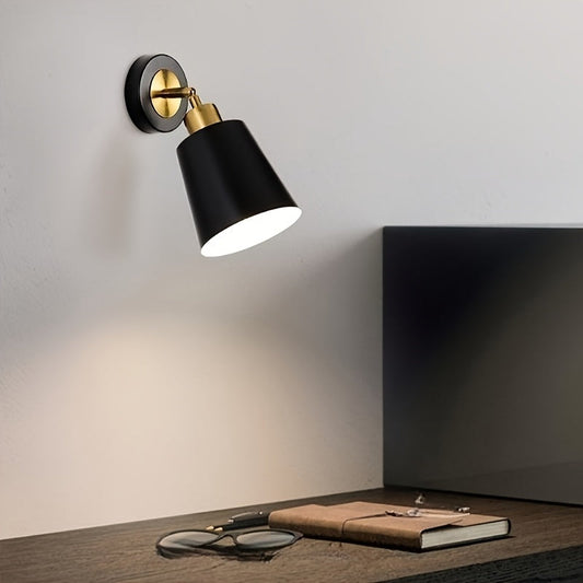 Wall Sconce Light – Metal Finish, Adjustable Design & Living Room Style