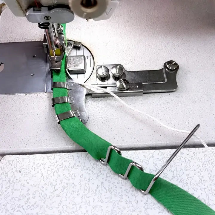 Industrial Sewing Machine Double Fold Binder Tape Folder - Adjustable 20-36 mm Width