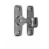Universal Adjustable Door Latch – Zinc Alloy, 90°/180° Angle & Screw or Adhesive Mount