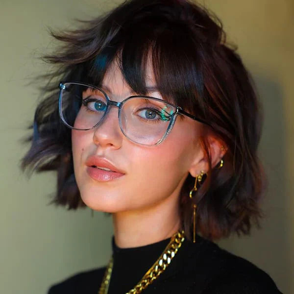 Progressive Lesebrille mit Blaulichtfilter - Komfortable, modische Lesebrille für digitalen Schutz und klare Sicht