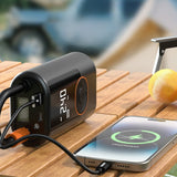 Optimized Product Title: Tragbarer Elektrischer Luftkompressor mit Digitalanzeige – Kompakter Reifenfüller für Auto, Fahrrad und Sportgeräte, 12V, Schnellaufblasfunktion, LED-Licht

This enhanced title includes relevant keywords and additional details tha