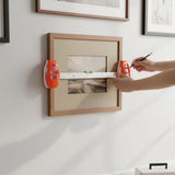Picture Frame Hanging Level – Built-In Bubble Level & Marking Pins, ABS 48cm