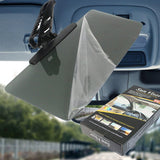 Car Sun Visor Extension – Polarized Panel, Clip-On Mount & 180° Swivel