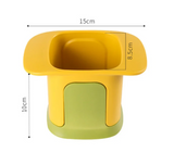 Vegetable Chopper & Fry Cutter – Push Press, Stainless Steel Blades & BPA-Free
