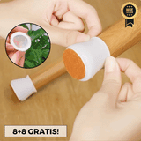 Silicone Furniture Leg Covers – Floor-Protecting Glides with Felt Pads, 16-Pack