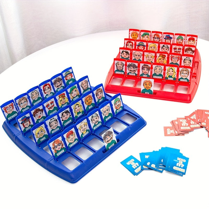 Guess Who Board Game – 2 Players, Logic Guessing Game & 19.8×20cm Compact Set
