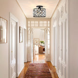 Modern Crystal Semi Flush Mount Ceiling Light | Elegant Decorative Fixture