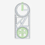 Geometry Ruler with Protractor – Transparent PP, Rotating Angle & Shape Stencils