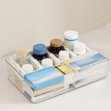 Adjustable Fridge Door Organizer – Expands 16.5–26cm, Polypropylene, White