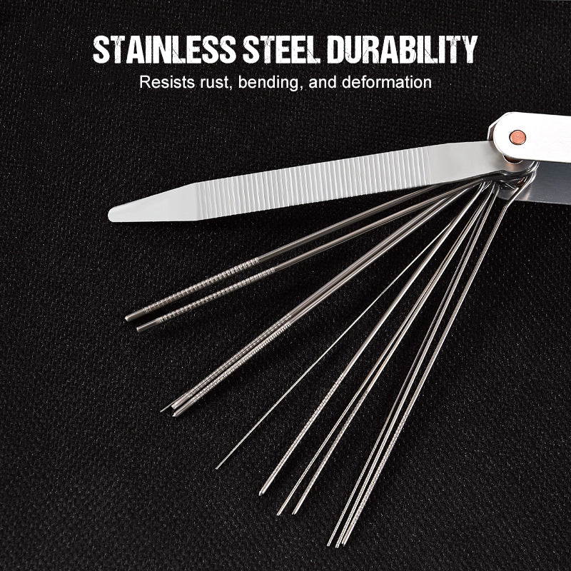 Stainless Steel Cleaning Needles – Precision Set, Rust-Resistant & Foldable Storage