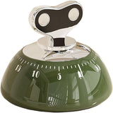 Magnetic Mechanical Kitchen Timer – 55-Minute Range, Loud Alarm & Battery-Free