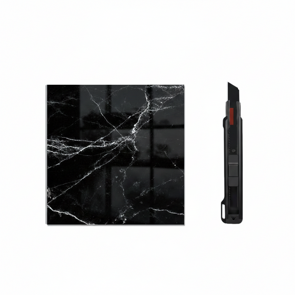Self-Adhesive Vinyl Floor Tiles – Waterproof, 30×30 cm & 4-Pack Peel-and-Stick