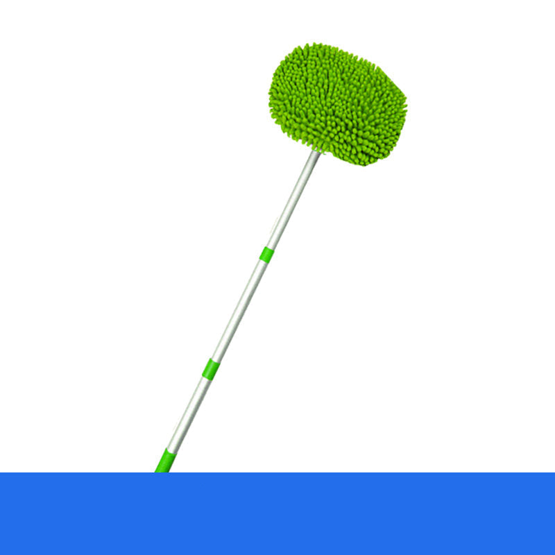Telescopic Car Wash Brush – 58-115cm Extendable, 180° Swivel Head & Microfiber