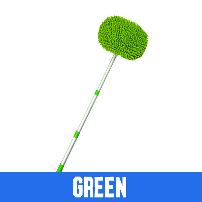 Telescopic Car Wash Brush – 58-115cm Extendable, 180° Swivel Head & Microfiber