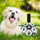 Floating Dog Football – Non-Toxic, Paw Design for Land & Water Fetch
