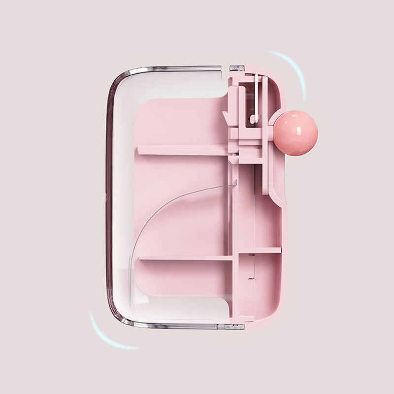 Push-Button Floss Pick Dispenser – 100 Picks, Refillable & Dustproof