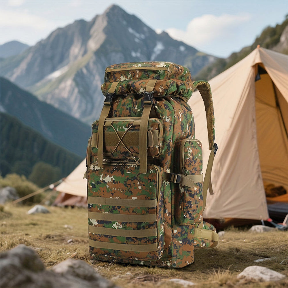 Large Capacity Hiking Backpack – Tactical Daypack for Outdoor Travel