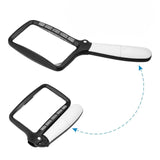 Enhanced Product Title: "LED Handlupe für müheloses Lesen von Kleingedrucktem – Vergrößerungslinse mit integrierter Beleuchtung" 

This title includes relevant keywords for better visibility while clearly describing the product's features and benefits.