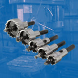 Carbide HSS Drill Bit Set – 5-Piece, Metal/Wood/Plastic & Anti-Slip Tip