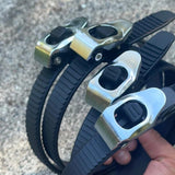 Ratchet Tie-Down Strap – Polyester Webbing, 32/50 cm & Rustproof Steel Fittings