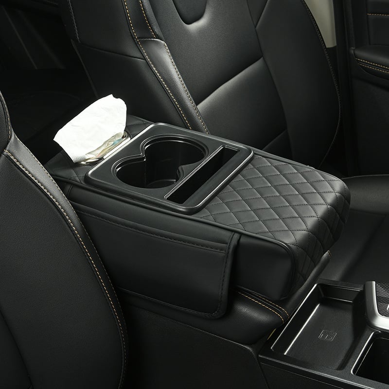 Enhanced Product Title: "Kunstleder Auto Armlehnenauflage mit Getränkehaltern & Ablage - Ergonomisches Design für Komfort und Ordnung" 

This title includes relevant keywords while emphasizing the product's features and benefits, making it more appealing