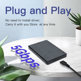External Hard Drive Portable SSD USB 3.0 Fast Storage Backup