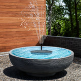 Solar Water Pump – 1.7W Panel, Multiple Nozzles & Fountain/Pond Use