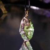 Lyra – Natural Moldavite Necklace