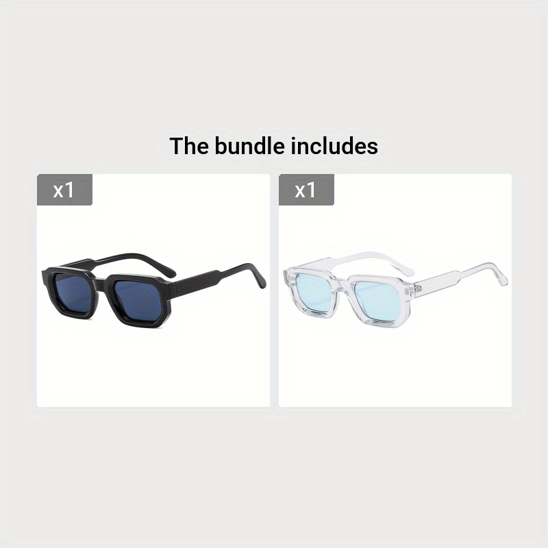 Retro Square Sunglasses – Polycarbonate, UV Protection & Unisex